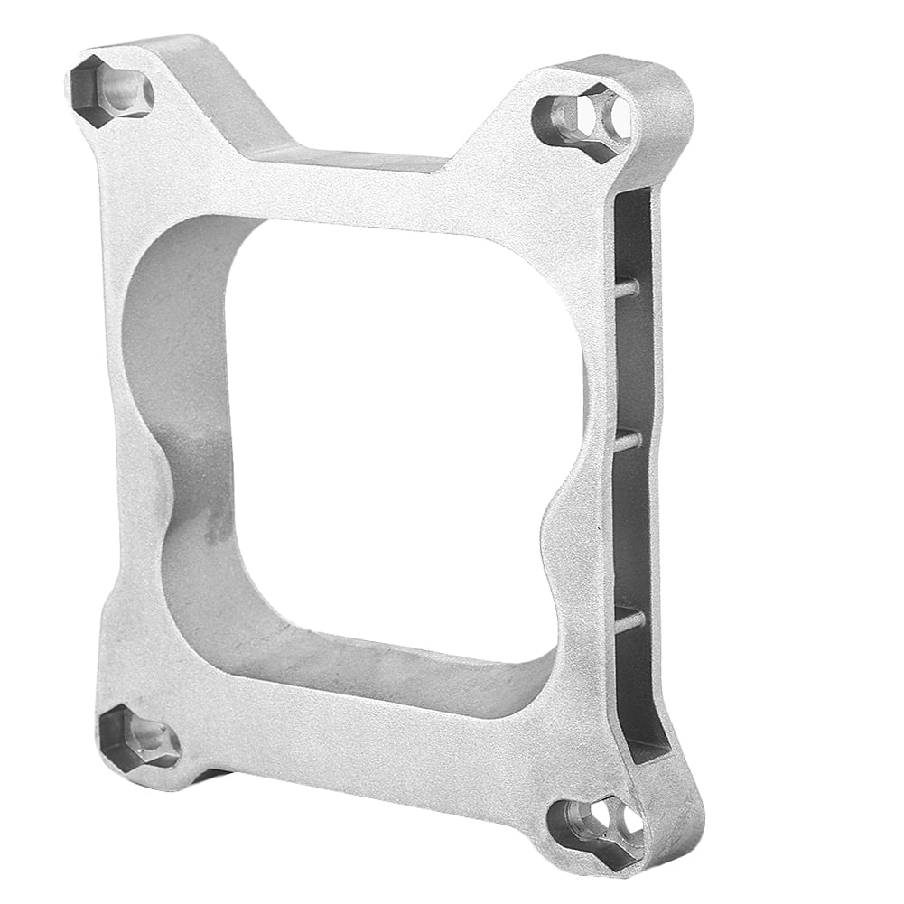 OTVIAP 3/4 Open Carb Carburetor Adapter 4bbl Quadrajet Manifold for