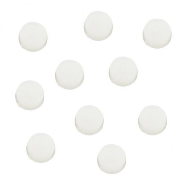 3x Tapones de Agujero Abierto de Silicona Blanca Piezas para Piezas de Reparación de Flautas Profesionales 3 piezas