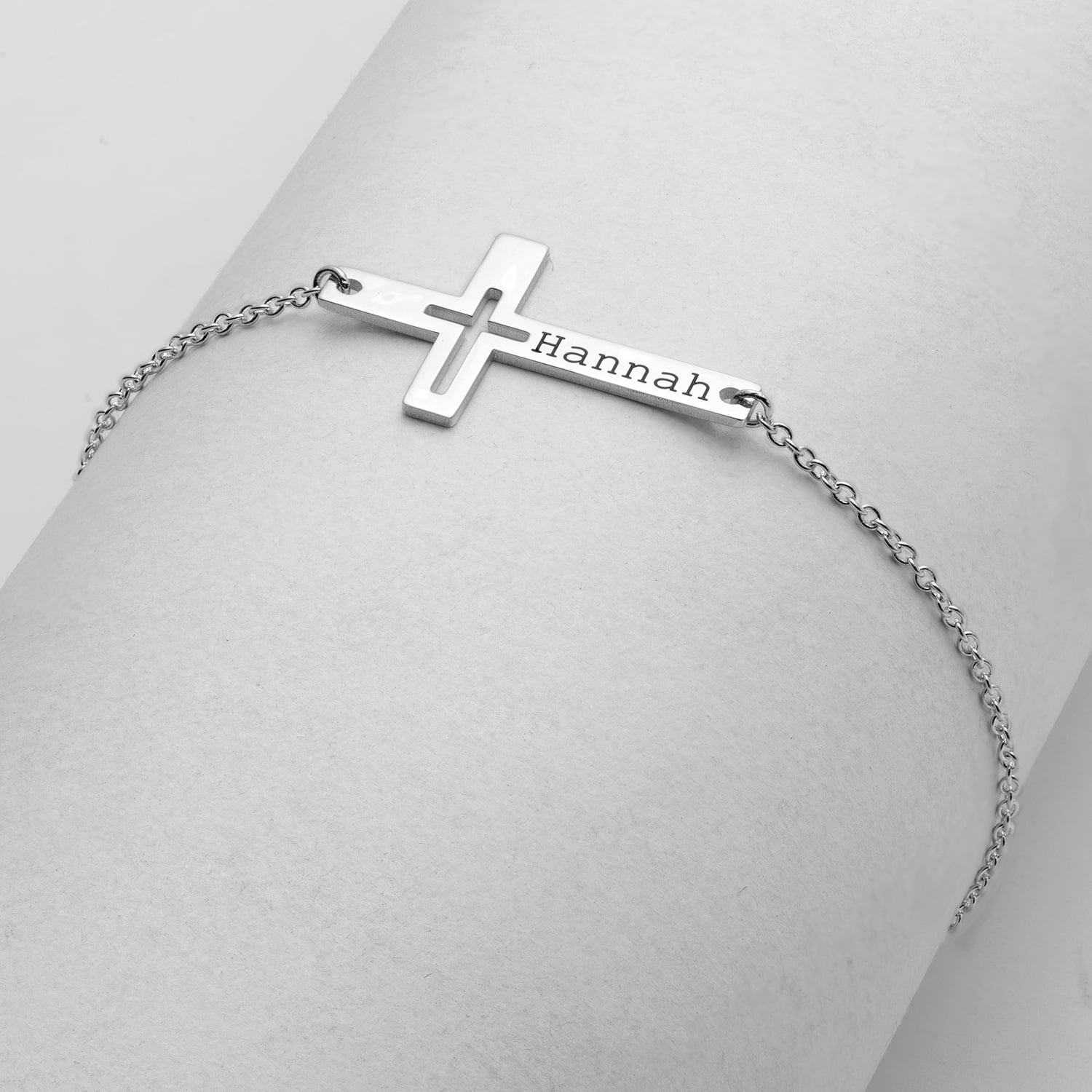 Personalized Planet Women's Script Name with Outline Necklace