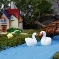 thumbnail image 2 of Billuyoard Cisne blanco decoración en miniatura del hogar modelo Animal estatuilla escritorio estantería DIY Decoración del hogar blanco 2*2.5 cm, 2 of 6