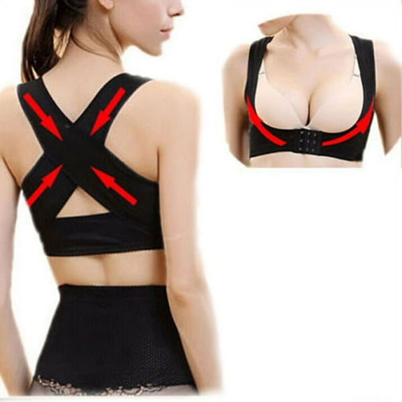 Adult Women Shoulder Back Posture Corrector Chest Brace Support Belt