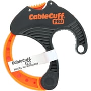Cable Cuff PRO (4 Pack: 4x Medium 2 Inch Diameter) Adjustable, Reusable, Cable Tie Replacements for Extension Cords or Electronics