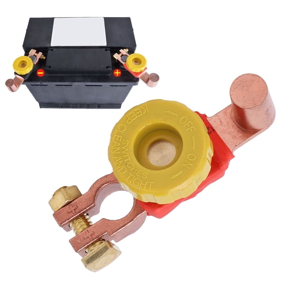 Zaqw Battery Shut Off Switch,Battery Disconnect Switch,Battery Disconnect Switch Positive Battery Cut Off Switch Battery Master Switch Isolator For 6V 12V 24V Car RV ATV