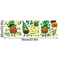 thumbnail image 3 of Clearance！RnemiTe-amo St Patrick Day Window Cling,Shamrock Window Stickers for St Patricks Day Decorations,St. Patrick's Day Window Decals for Lucky Day Home Office Party Decor, 3 of 3