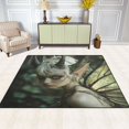 thumbnail image 2 of WOBOGO Demon Tinkerbell Elf Carpet Non-Slip Rugs Soft Doormat 63×48in Living Dining Room Bedroom Decorative, 2 of 7