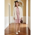 thumbnail image 6 of Usaibhir Girls Fleece Jacket Sherpa Fall Winter Full Zip Fuzzy Coat Outwear with Pockets 5-14T, 6 of 8
