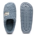 thumbnail image 3 of Yarkasie Slippers for Women Men, Soft Thick Memory Foam Slippers, Fuzzy Bedroom House Shoes Indoor, Blue Size 5, 3 of 9