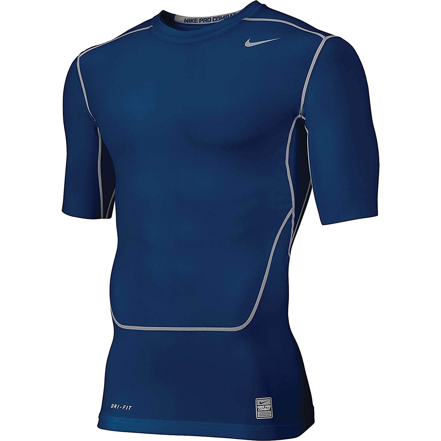 Nike - Nike nk535720 419 M Pro combat Compression Short Sleeve Shirt ...