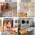 thumbnail image 5 of Faptoena Fall Kitchen Rugs Set of 2,Pumpkin Gnomes Leaf Thanksgiving Floor Mats and Rugs Non Skid Washable for Kitchen Home Decor,Fall Farmhouse Decorations and Accessories (17"x47"+17"x30"), 5 of 7