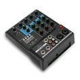 thumbnail image 2 of 4-Channel USB Audio Mixer with Built-in Sound Card, Bluetooth, Reverb Effects & USB/BT Connectivity - Compact 4CH Mixing Board for Home, Stage, DJ, Broadcasting & Video Dubbing - Includes USB Cable,, 2 of 7