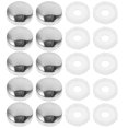 thumbnail image 1 of Miangastore Nut Caps Bright Silver 100Set 0.79X0.79X0.35In, 1 of 8