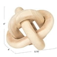 thumbnail image 3 of Bloomingville Rustic Pine Wood Chain Link Decor, Natural, 3 of 6