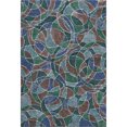 thumbnail image 2 of Addison Rugs Mayfield Premium Machine Washable Transitional Geometric Blue Rectangle Rug, 5' x 7'6", 2 of 6