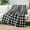 Black, variant on Fleece Throw Blankets, Buffalo Plaid Flannel Throw Blanket for Couch Sofa Bed, Soft Warm Fuzzy Cozy Plush Checkered Blanket, Lightweight Farmhouse Christmas Fall Winter Decor (39 x51 Inch)