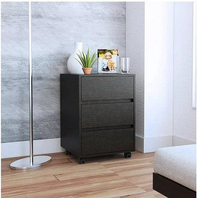 Cajonera Archivador Office Wengue Madera MDP Excelsior