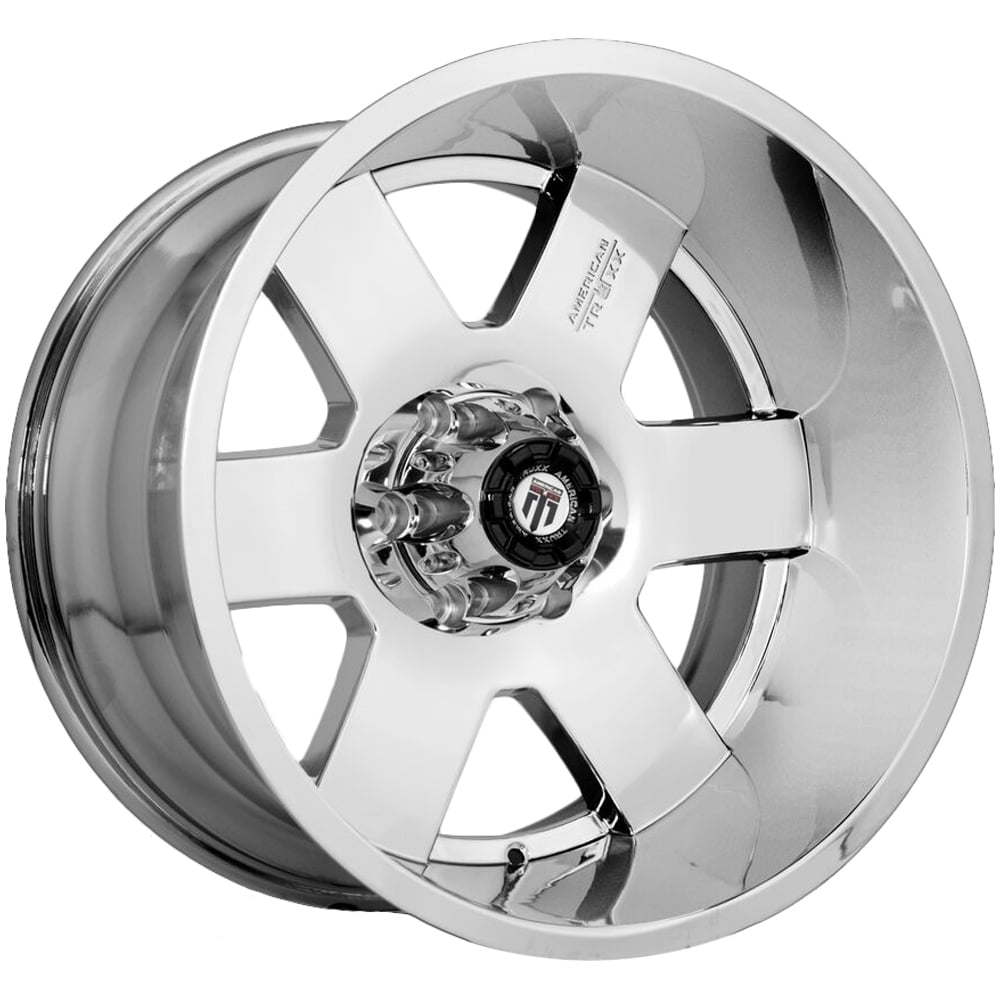 20x12 American Truxx AT155 Armor Chrome Wheels 5x150 44mm Set of 4