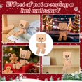 thumbnail image 7 of Shaking Wooden Man Figurine, Shaking Feet Woodens Doll with 12PCS Magnetic Expressions, Handmade Shaking Feet Wooden Car Dashboard Decorations, Creative Wood Desktop Decor(Mixed, 2 Set), 7 of 7