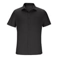 thumbnail image 2 of Hvyesh Men's Wrinkle Free Dress Shirts Short Sleeve Button Down Shirt Lightweight Summer Work Shirts for Beach Vacation, 2 of 9