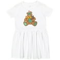 thumbnail image 3 of Inktastic Cute Hugging Teddy Bears Girls Toddler Dress, 3 of 5