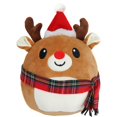 thumbnail image 1 of Peluche Yohica con forma de reno con nariz roja, 23 cm, 1 of 9