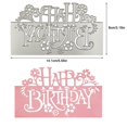 thumbnail image 2 of Troqueles para corte de metal SENHAI Happy Birthday & Butterfly x3, 2 of 8