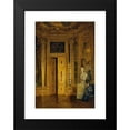 thumbnail image 2 of Ludwig Kainzbauer 11x14 Black Modern Framed Museum Art Print Titled - The Gold Cabinet in the Upper Belvedere (1885), 2 of 5