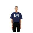thumbnail image 4 of Women's New Era Royal Los Angeles Dodgers Boxy Foil Logo T-Shirt, 4 of 5