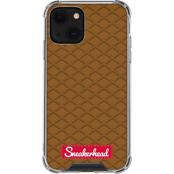 Skinit Sneakerhead Sneakerhead Gold Pattern iPhone 14 Plus Clear Case