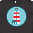 thumbnail image 4 of Inktastic Lighthouse Nautical Beach Youth T-Shirt, 4 of 5