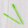 thumbnail image 4 of 100pcs Plastic Sewing Needles Colorful Large Holes Weaving Tools Needles for Kids Adult (7cm Random Color), 4 of 5