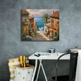 thumbnail image 4 of Epic Graffiti 'The Villa’s Private Dock' by Sung Kim, Canvas Wall Art, 24"x20", 4 of 8