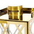 thumbnail image 6 of Farnsworth Stainless Steel Outdoor 18" Lantern, Gold, 6 of 11