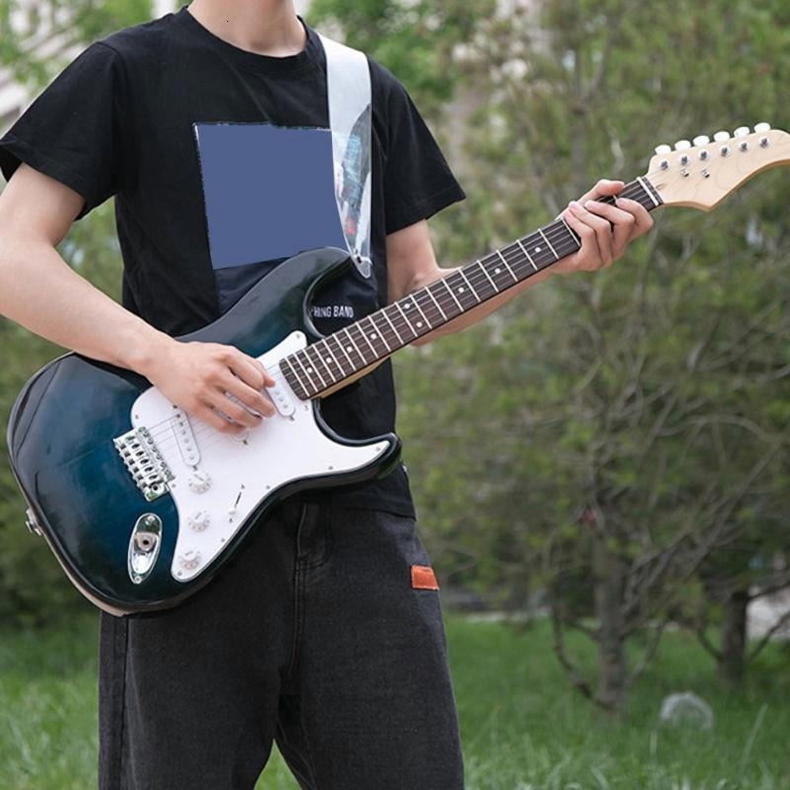 CEORPER Modern Styles Transparent Guitar Strap Adjustment Multicolor Guitar Strap