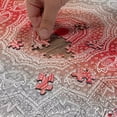 thumbnail image 5 of Ambesonne Ethnic Jigsaw Puzzle Durable Cardboard, Eastern Cultural Folk Art, 1000 pcs, Grey Red, 5 of 6