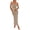 Wide Striped Brown White, variant on Women's Summer Bodycon Maxi Tube Dress Ribbed Strapless Side Slit Long Going Out Casual Elegant Party Dresses