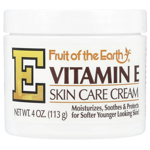 Fruit of the Earth, Vitamin E, Skin Care Cream, 4 oz Pack of 4