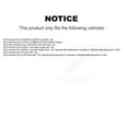 thumbnail image 2 of Kugel Front Rear Wheel Bearing and Hub Assembly Kit for Car Honda Civic Acura ILX - Left Right Side (Driver Passenger) K70-101628, 2 of 8
