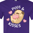 thumbnail image 4 of Inktastic Valentines Day Pugs and Kisses with Pink Hearts T-Shirt, 4 of 5