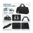 thumbnail image 3 of Maleta Bolso Deportiva Bolsa Gym Viajemochila negro, 3 of 4