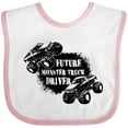 thumbnail image 3 of Inktastic Future Monster Truck Driver Boys or Girls Baby Bib, 3 of 4