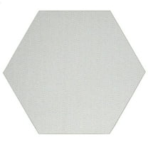 Furnish My Place Iconic Rug - 3 ft. Hexagon, Ivory Cream, Custom Floor Rug for Patio, Garden, Hallway, Living Room