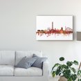thumbnail image 3 of Trademark Fine Art 'Blackpool England Skyline Red' Canvas Art by Michael Tompsett, 3 of 4