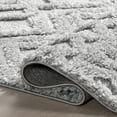 thumbnail image 5 of nuLOOM Akia Lattice High/Low Tassel Area Rug, 8' 10" x 12', Light Grey, 5 of 9