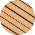 thumbnail image 1 of Ahgly Company Machine Washable Indoor Round Transitional Chrome Gold Yellow Area Rugs, 3' Round, 1 of 7