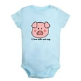thumbnail image 2 of I Love Milk And Nap Funny Rompers For Babies, Animal Pig Pattern Jumpsuit, Newborn Baby Unisex Bodysuits, Infant Jumpsuits, Toddler 0-24 Months Kids One-Piece Oufits, 2 of 5