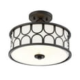 thumbnail image 4 of Trade Winds Courtland Semi-Flush Mount Ceiling Light in Oil Rubbed Bronze, 4 of 6