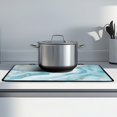 thumbnail image 2 of Renewold Stove Top Cover for Electric Stove, Non-skid Glass Electric Stove Top Mat, Induction Electric Stove Top Protector for Kitchen Counter Top, Light Blue Marble, 2 of 7