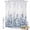 White Light Blue Mist Blue, variant on Shower Curtain Eucalyptus Leaves Shower Curtains for Bathroom Decor, Waterproof Polyester Shower Curtain Set with Hooks, Small Stall Size 36" x 72" Red Leaf