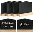 thumbnail image 1 of Lot de 6 Mini Panneaux de Craie, Notes de Cuisine avec Supports 10x7.2cm, 1 of 5
