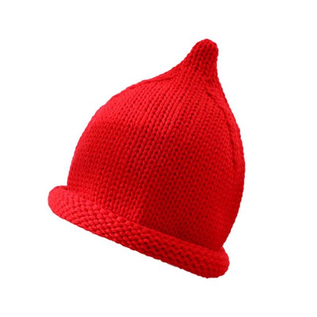 Hat Unisex Hat Solid Color Crimping Autumn Winter Windproof Warm Beanie Cap for Outdoor